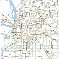 Image result for Printable Map of Memphis TN