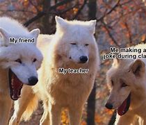 Image result for 2 Wolves Meme