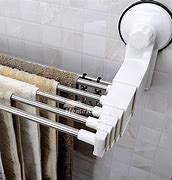 Image result for Adjustable Wall Mounted Towel Rack