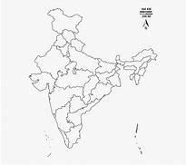 Image result for India Political Map Outline A4 Size