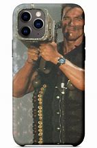 Image result for iPhone 11 Arnold Schwarzenegger in Predator Phone Case