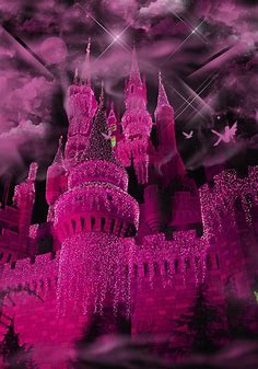 Castle Fantasy BKG 7 - Pink by WDWParksGal-Stock on DeviantArt