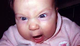 Image result for Agela Baby Angry Face