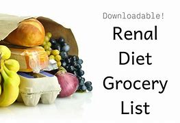Image result for Renal Diet Food Chart