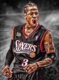 Image result for Aesthetic NBA PFP Allen Iverson