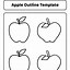 Image result for apples cutting out stencils