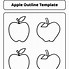 Image result for Blank Apple Shape
