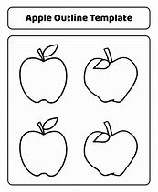 Image result for Apple Outline Printable