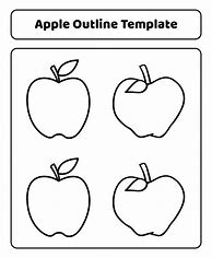 Image result for Small Apple Template Printable