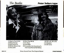 Image result for Beatles Peter Sellers Tape