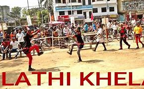 Image result for Lathi Khela
