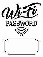 Image result for Wifi Password Symbol