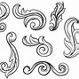 Image result for Line Scroll Work Vector Files Clip Art