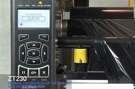 Image result for Zebra Printer ZT230 Calibration Menu