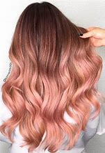 Image result for Rose Gold Ombre On Dark Hair