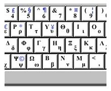 Image result for Greek Keyboard Layout