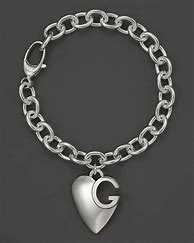 Image result for Silver Charm Bracelet