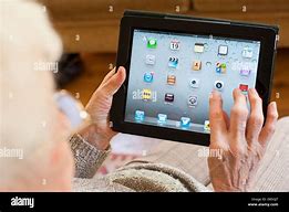 Image result for Elder Using iPad Images