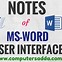 Image result for GUI Word