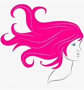 Image result for Pink Hair Clip Art
