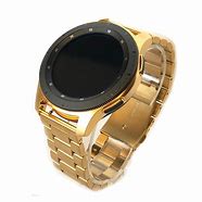 Image result for Gold Galaxy Watch with Black Bands