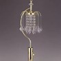 Image result for Vintage Brass Crystal Lamp