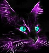 Image result for Purple Neon Cat Wallpaper