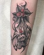 Image result for Hanging Bat Tattoo Drawing