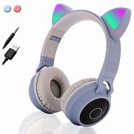 Image result for Bluetooth Wireless Cat Ear Headphones