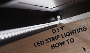 Image result for How to Put Strip Lights On Older TV