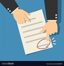 Image result for Sign Contract Paper
