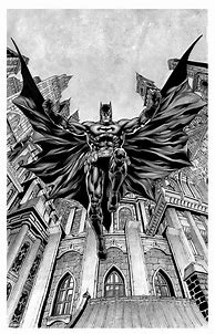Image result for Batman Black and White Art