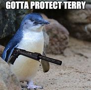 Image result for Penguin with Gun Meme