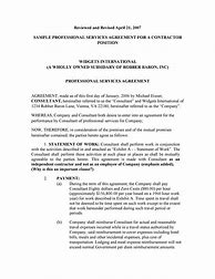 Image result for Professional Service Agreement Template