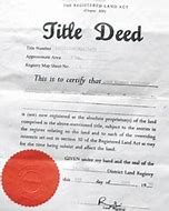 Image result for House Title Deed Sample