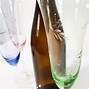 Image result for Colored Glass Champagne Flutes