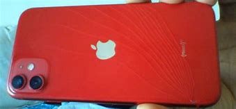 Image result for Cracked iPhone 11 Red