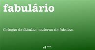 Image result for fabulario