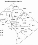 Image result for Map of DC Zip Codes