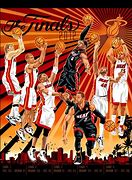 Image result for Miami Heat Basketball Art