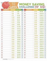 Image result for Free Printable Kids Savings Chart