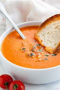 Image result for tomatoes soups with bread
