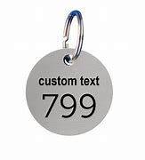 Image result for Numbered Metal Key Tags
