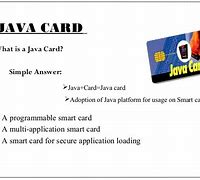 Image result for Java Card