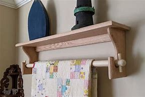 Image result for wood quilts hanger