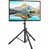 Image result for Black Tripod TV Stand