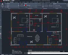 Image result for AutoCAD Drawing House Plan
