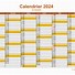 Image result for Calendrier 2024 6 Mois