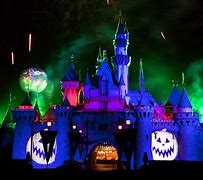 Image result for Walt Disney World Castle Halloween