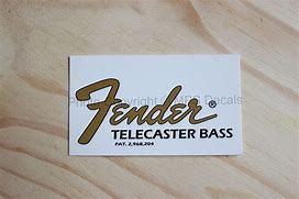 Image result for Fender Telecaster Bass Decal